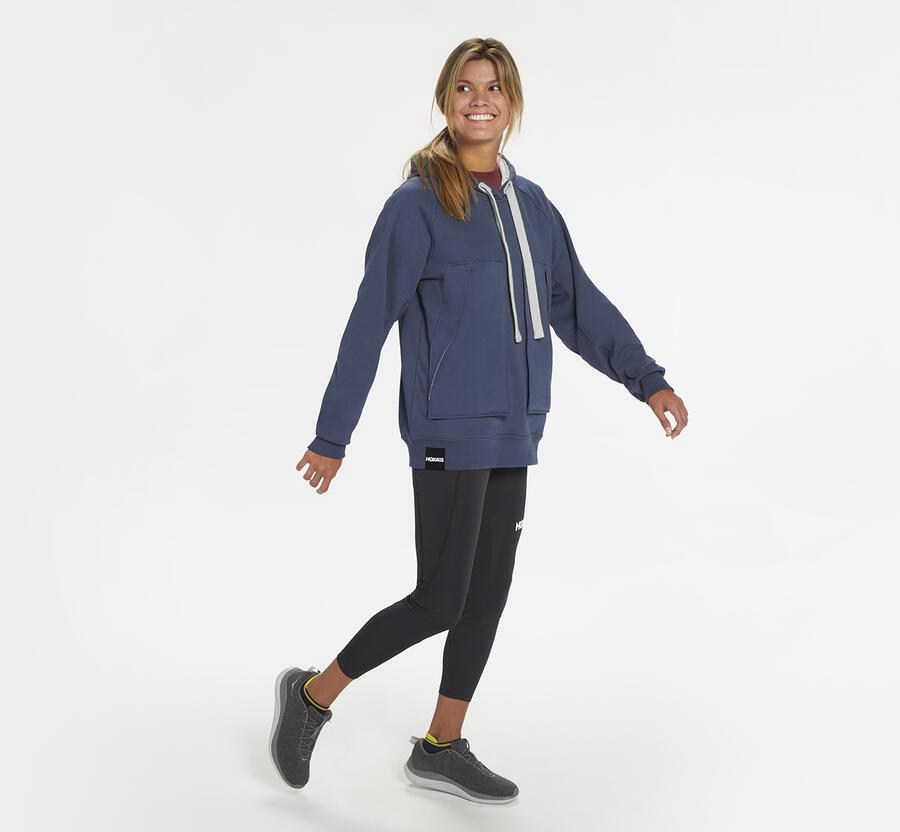 Hoka One One Hoodie Mens Navy - Bondi - 13287SYDE